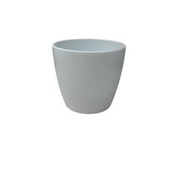 Keramik Übertopf Luna weiss D20cm H18cm