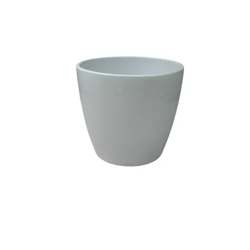 Keramik Übertopf Luna weiss D20cm H18cm