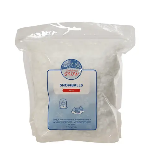 Schneeball Polyester weiss 100g