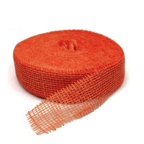 Band Jute orange 50mm 40m