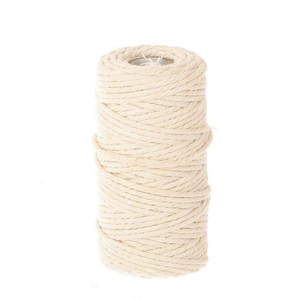 Seil Baumwolle weiss 2mm 100m