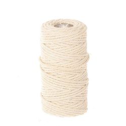 Seil Baumwolle weiss 2mm 100m