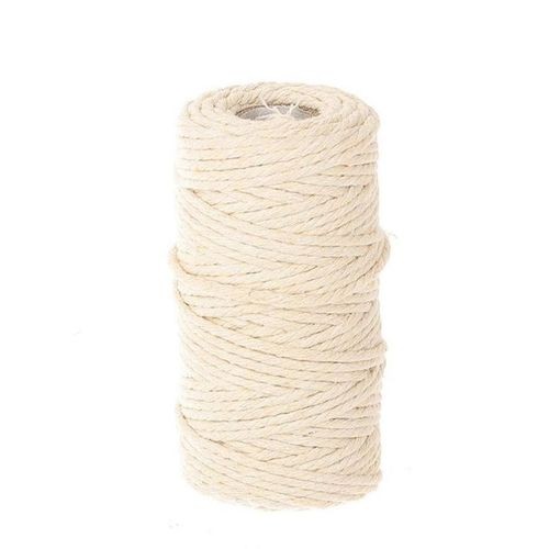 Seil Baumwolle weiss 2mm 100m