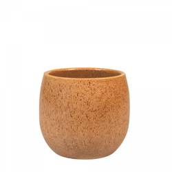 Keramik Übertopf Hailey braun D15cm H13cm