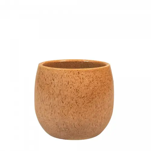 Keramik Übertopf Hailey braun D15cm H13cm