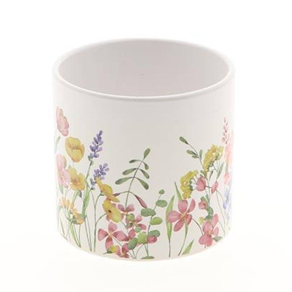 Keramik Übertopf Fiori D13cm H12cm