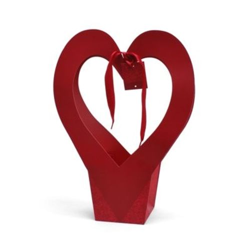 Tasche Romance rot 31x14x42cm