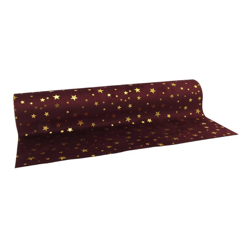 Tischlaufer Stars rot 28cm 2.5m