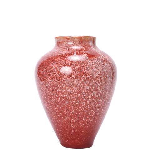 Keramik Vase Luna rot D16cm H20cm