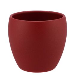 Keramik Übertopf Vinci Velvet rot 14x13cm