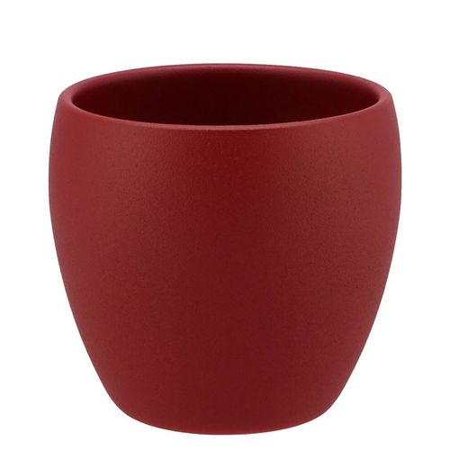 Keramik Übertopf Vinci Velvet rot 14x13cm