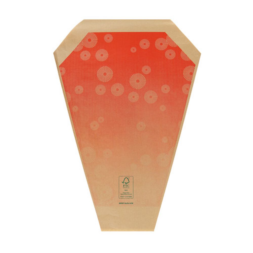 Tüte Kraft Bright rot 50x35x10cm x25
