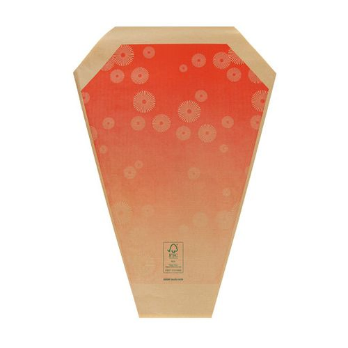Tüte Kraft Bright rot 50x35x10cm x25