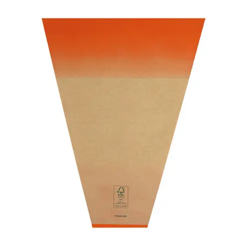 Tüte Kraft Elm orange 50x30x10cm x50