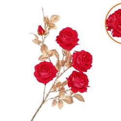 Seiden Rose gold/rot L116cm
