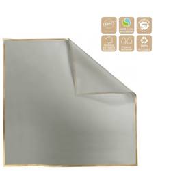 Folie Blatt Cachotier grau 70x70cm