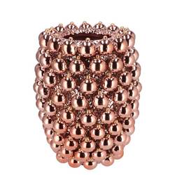 Weihnachtskugel Vase altrosa 27x27x33cm