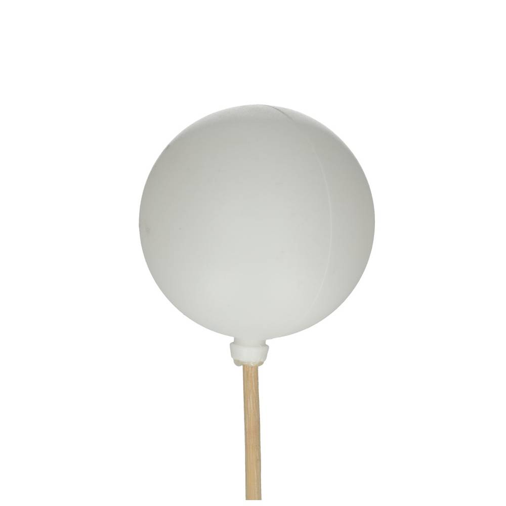 Kugel auf Stab weiss glänzend D06cm L50cm