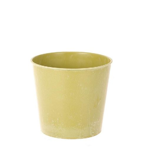 Melamine Übertopf gelb D11cm H10.5cm