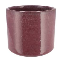 Keramik Übertopf Javea glasiert rosa D20cm H18cm