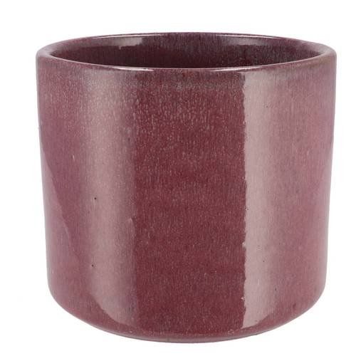 Keramik Übertopf Javea glasiert rosa D20cm H18cm