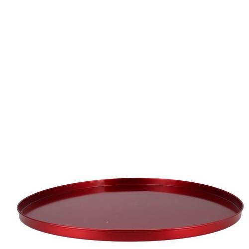 Teller Metall rot Wild D37cm H02cm