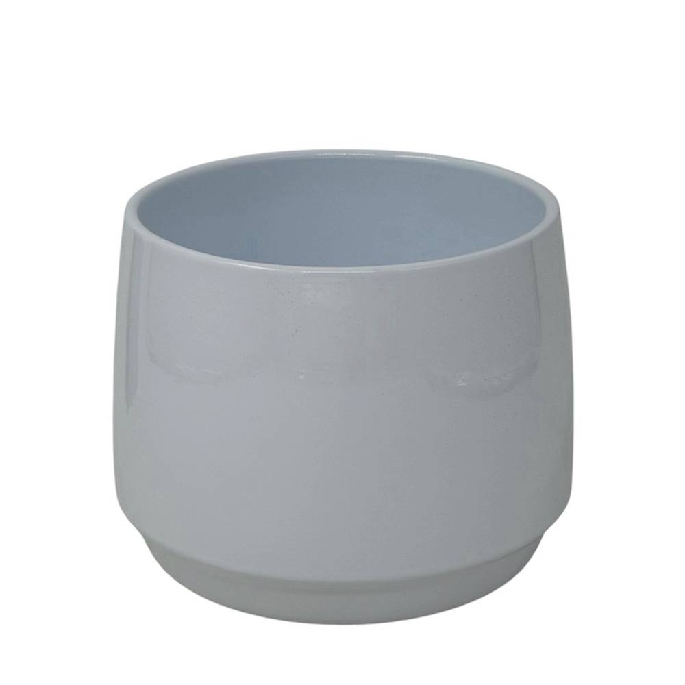 Keramik Orchidee Übertopf Apac weiss D16.5cm H13cm
