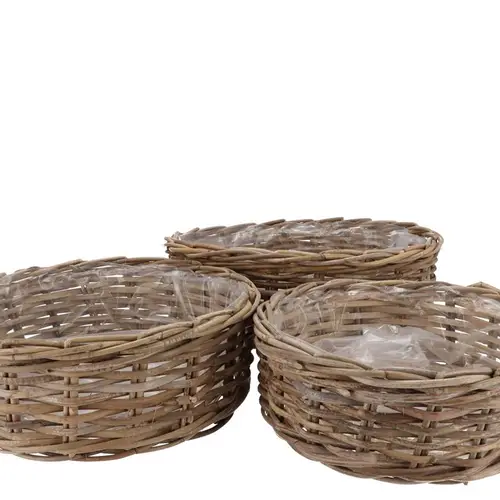 Korb Rattan Kuboo 3/Set 35/40/45cm 13/14/15cm