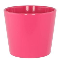 Keramik Orchidee Übertopf rosa glänzend D15cm