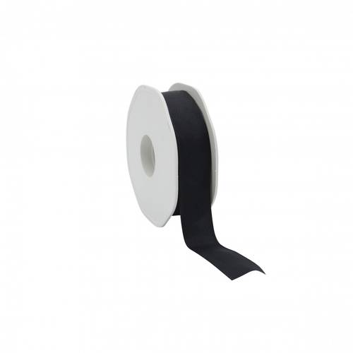 Band Stoff+Draht schwarz 23mm 20m 