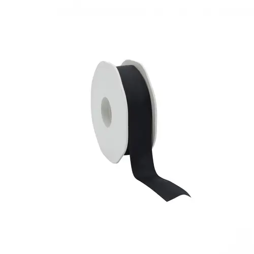 Band Stoff+Draht schwarz 23mm 20m 