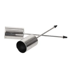 Kerzenständer silber D03cm H09cm x4