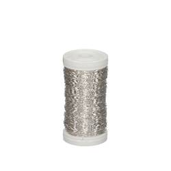 Bouillon Effektdraht silber 0.3mm 100g