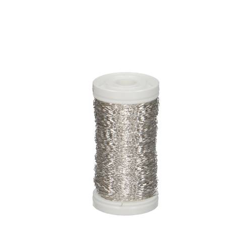 Bouillon Effektdraht silber 0.3mm 100g
