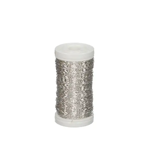 Bouillon Effektdraht silber 0.3mm 100g