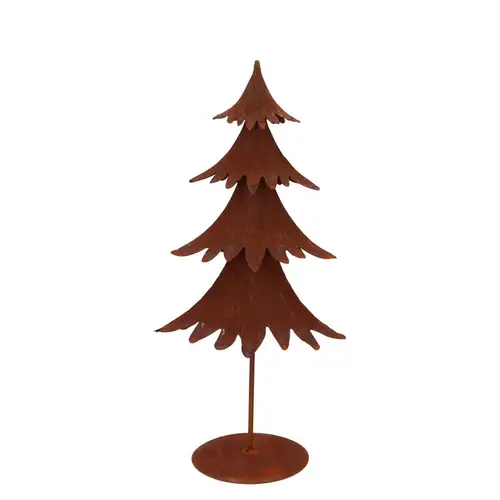 Deko Baum Scottish Rost 19x12x40cm