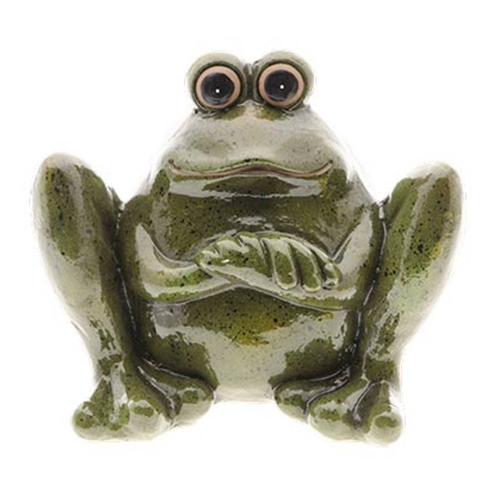 Frosch Garten grün D36cm H29cm