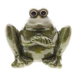 Frosch Garten grün D36cm H29cm