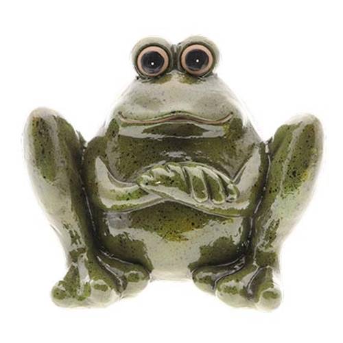 Frosch Garten grün D36cm H29cm