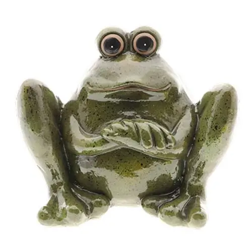 Frosch Garten grün D36cm H29cm