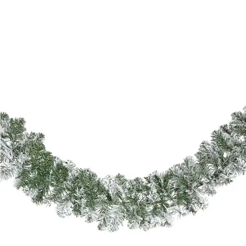 Deko Girlande Tanee grün/weiss 20x270cm