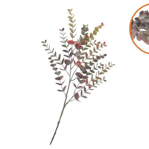 Seiden EuCalyptus lila Stiel L86cm