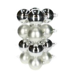 Kugel silber mix D08cm x16