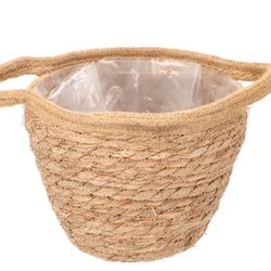 Korb Henkel Tripoli natur D18cm H16cm