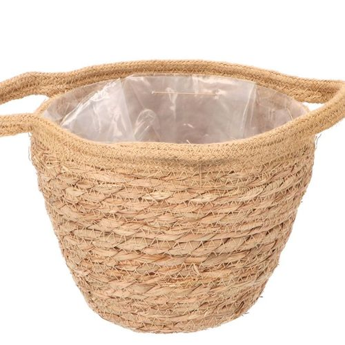 Korb Henkel Tripoli natur D18cm H16cm