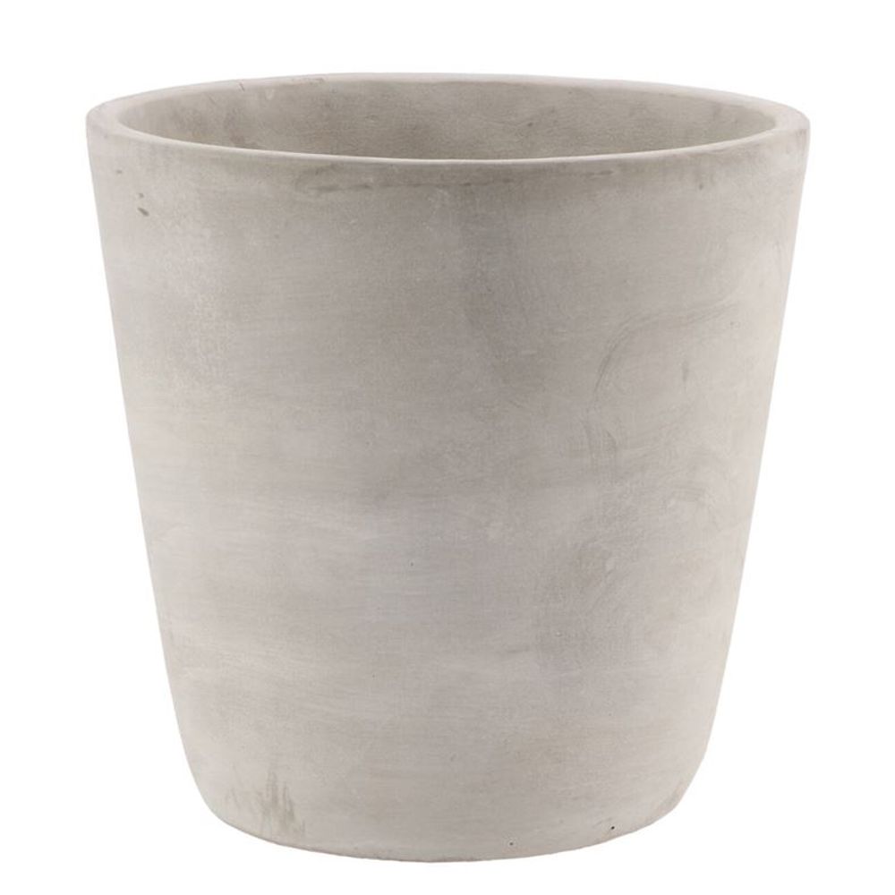 Beton Übertopf grau D21cm H21cm