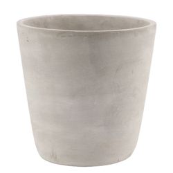 Beton Übertopf grau D21cm H21cm