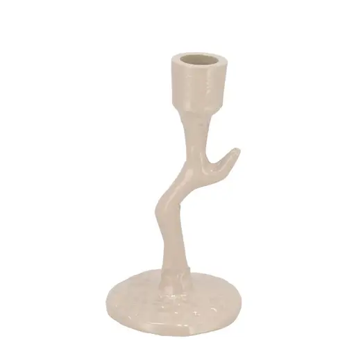 Kerzenständer Hawley creme 09x09x18cm