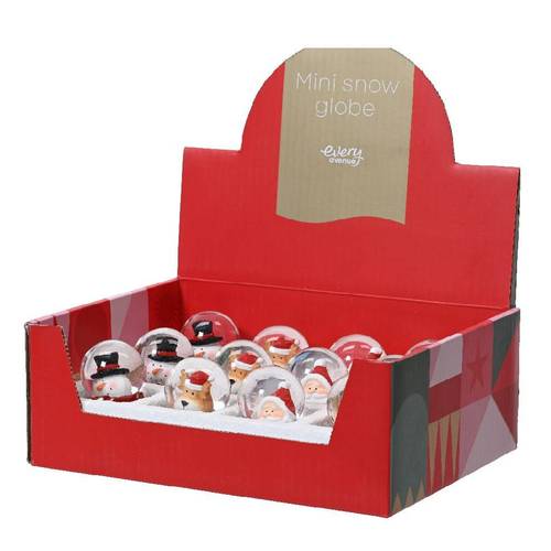 Schneekugel Displaykarton D06cm