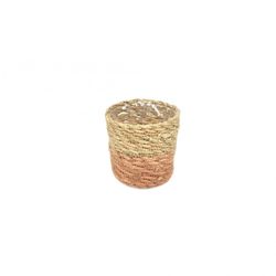 Korb Mini braun/Natur D08cm H8cm